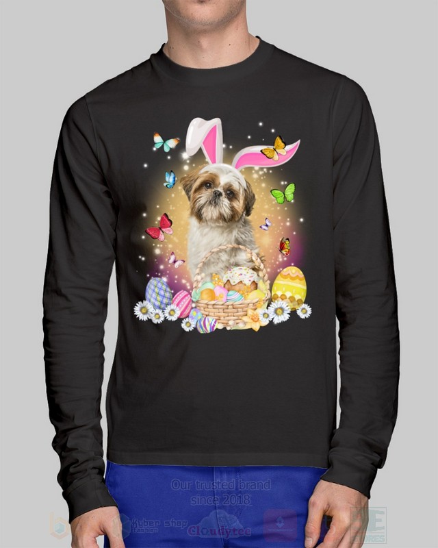 Shih Tzu Dog Easter Bunny Butterfly 2D Hoodie Shirt 1 2 3 4 5 6 7 8 9 10 11 12 13 14 15 16 17 18 19 20 21