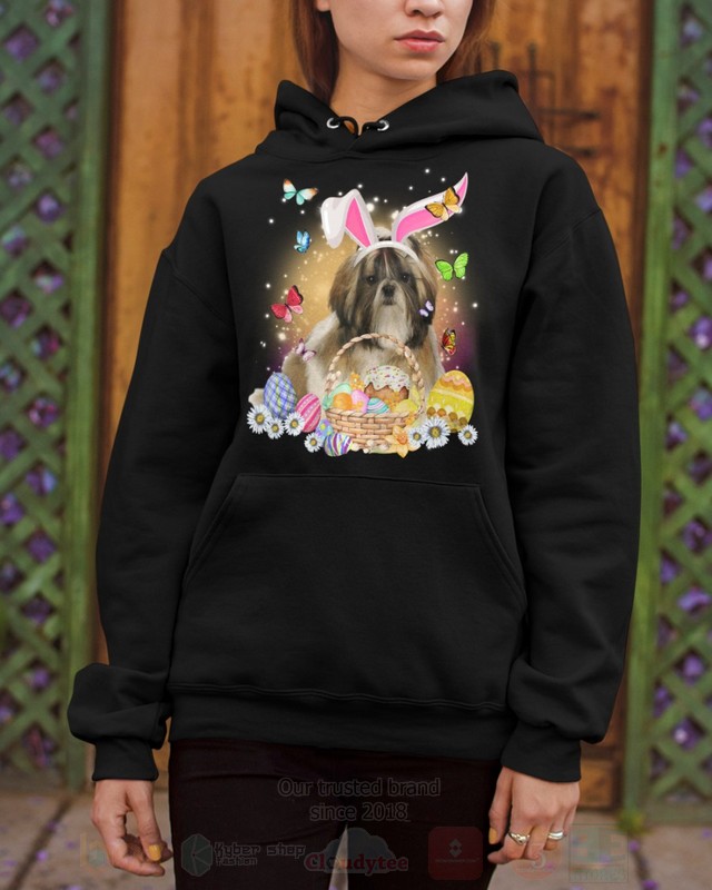 Shih Tzu Easter Bunny Butterfly 2D Hoodie Shirt 1 2 3 4 5 6 7 8 9 10 11 12 13 14 15 16 17