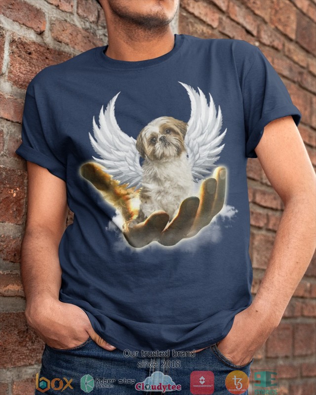 Shih Tzu Golden Hand Heaven Wings 2d shirt hoodie 1 2 3 4