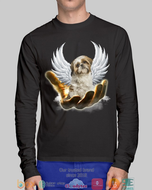 Shih Tzu Golden Hand Heaven Wings 2d shirt hoodie 1 2 3 4 5 6 7 8 9 10