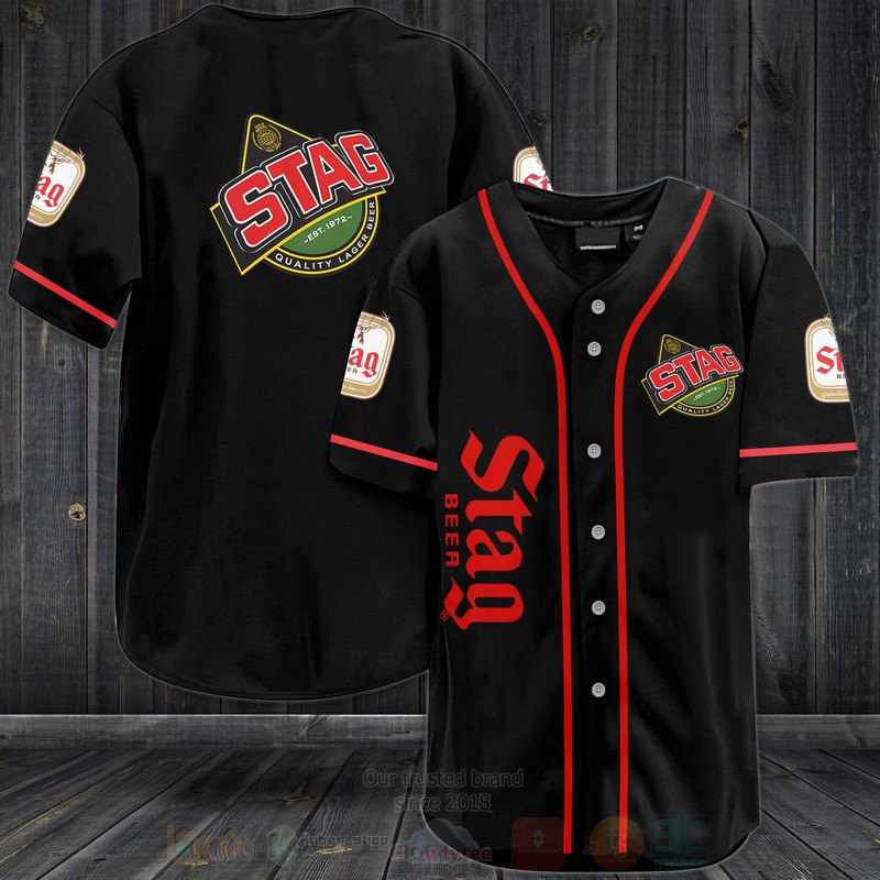 Stag Quality Lager Beer Baseball Jersey Shirt