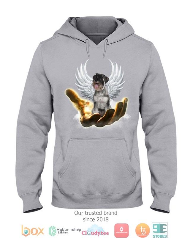 Standard Schnauzer Golden Hand Heaven Wings 2d shirt hoodie 1 2 3 4 5 6