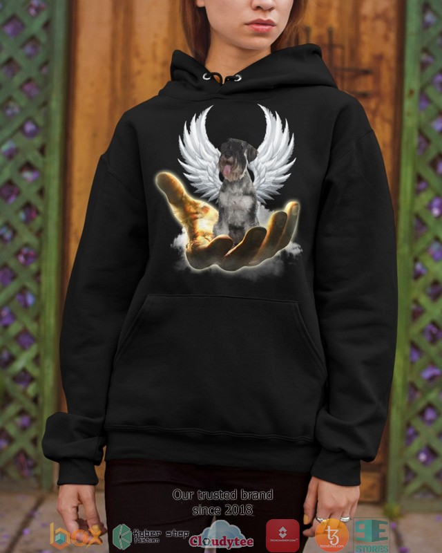 Standard Schnauzer Golden Hand Heaven Wings 2d shirt hoodie 1 2 3 4 5 6 7