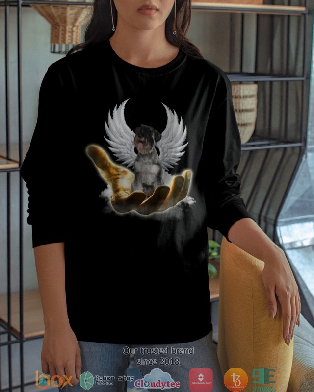 Standard Schnauzer Golden Hand Heaven Wings 2d shirt hoodie 1 2 3 4 5 6 7 8 9 10 11