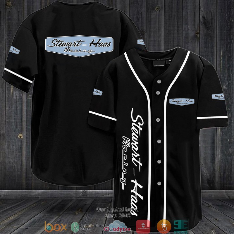 Stewart Haas Racing Car Team Jersey Baseball Shirt