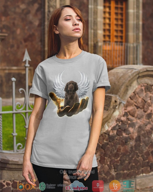 Sussex Spaniel Golden Hand Heaven Wings 2d shirt hoodie