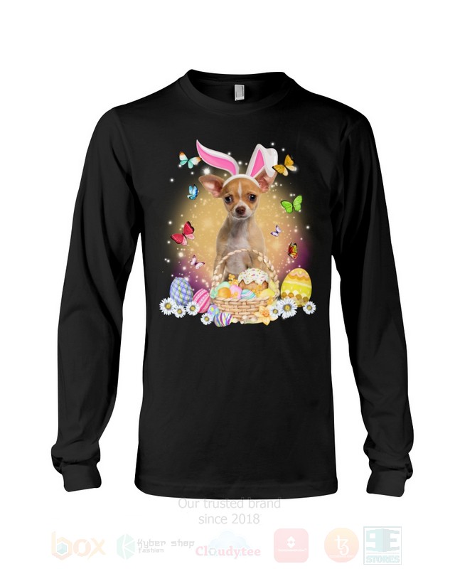 Tan Chihuahua Baby Easter Bunny Butterfly 2D Hoodie Shirt 1 2 3 4 5 6 7 8 9 10 11 12 13 14 15 16 17 18 19