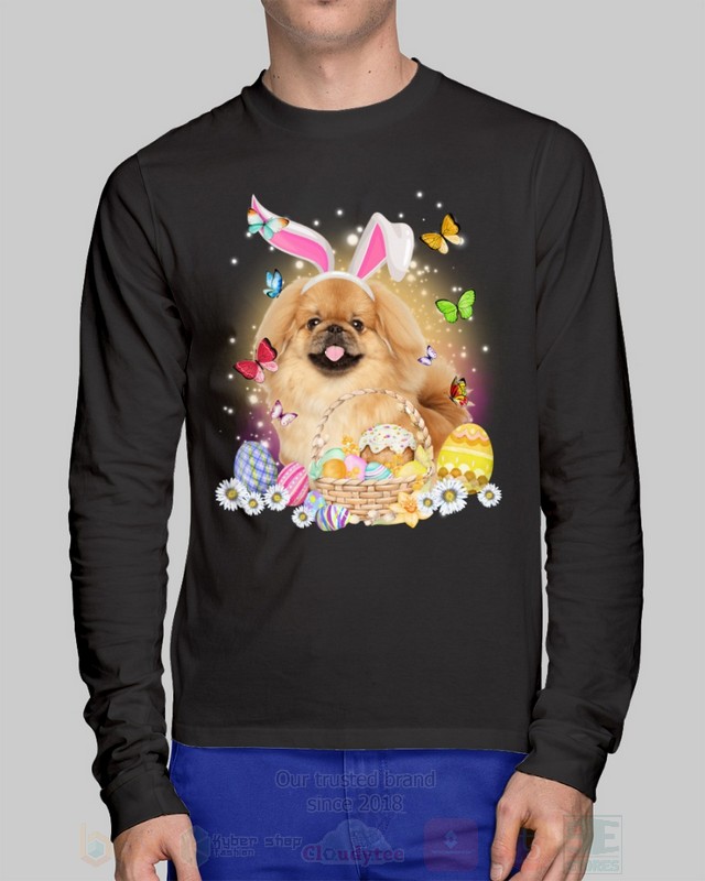 Tan Pekingese Easter Bunny Butterfly 2D Hoodie Shirt 1 2 3 4 5 6 7 8 9 10 11 12 13 14 15 16 17 18 19 20 21