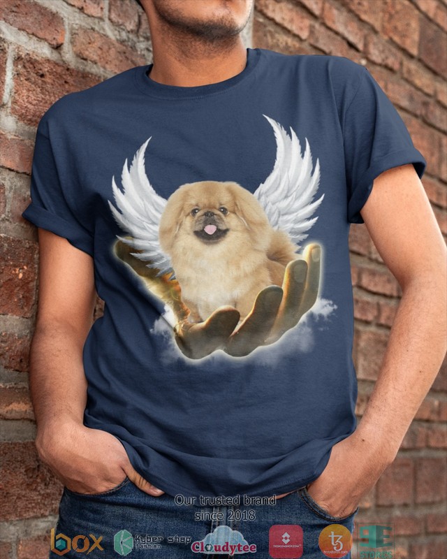 Tan Pekingese Golden Hand Heaven Wings 2d shirt hoodie 1 2 3 4