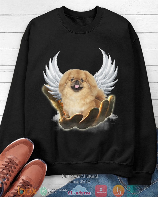 Tan Pekingese Golden Hand Heaven Wings 2d shirt hoodie 1 2 3 4 5