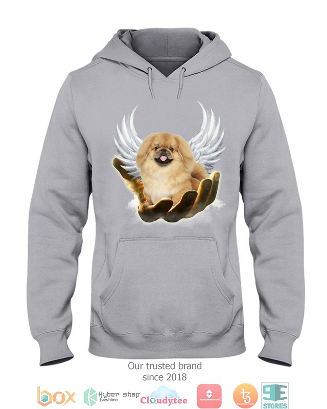 Tan Pekingese Golden Hand Heaven Wings 2d shirt hoodie 1 2 3 4 5 6