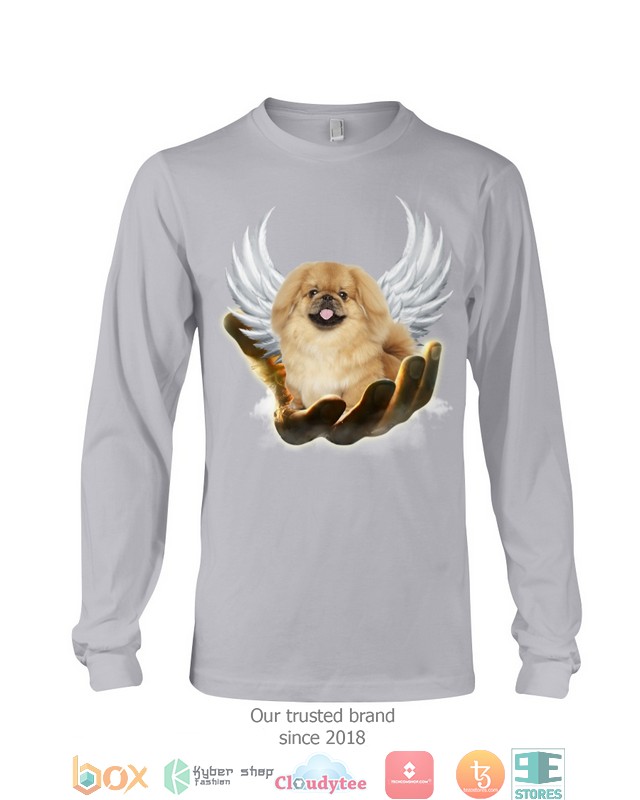 Tan Pekingese Golden Hand Heaven Wings 2d shirt hoodie 1 2 3 4 5 6 7 8 9