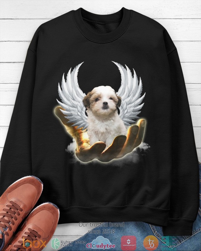 Teddy Bear Dog Golden Hand Heaven Wings 2d shirt hoodie 1 2 3 4 5