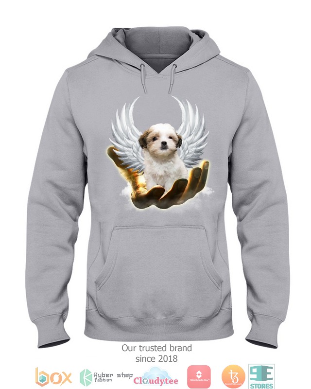 Teddy Bear Dog Golden Hand Heaven Wings 2d shirt hoodie 1 2 3 4 5 6