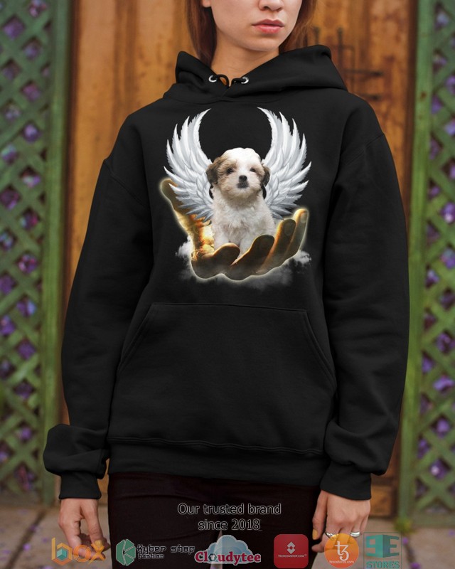 Teddy Bear Dog Golden Hand Heaven Wings 2d shirt hoodie 1 2 3 4 5 6 7