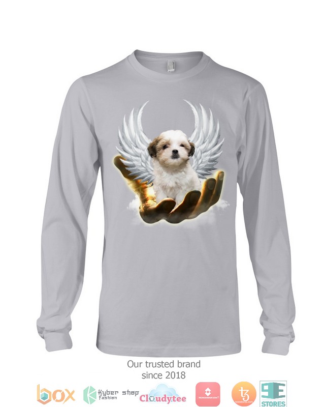 Teddy Bear Dog Golden Hand Heaven Wings 2d shirt hoodie 1 2 3 4 5 6 7 8 9