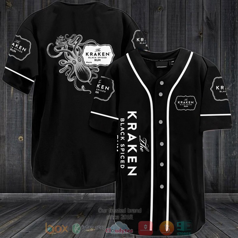 The Kraken Black Spiced Rum Baseball Jersey