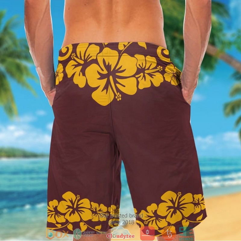 Washington Redskins Mickey Mouse Hawaiian Shirt Short 1 2 3 4 5