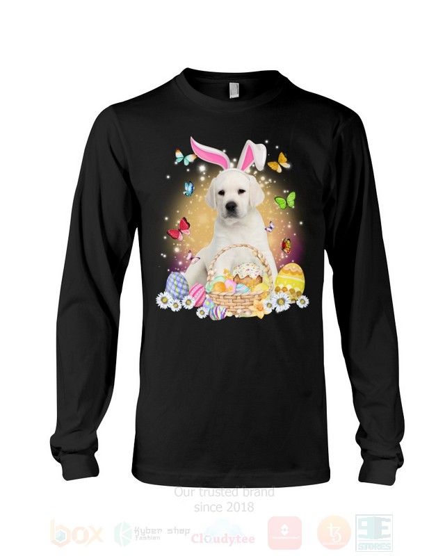 White Labrador Baby Easter Bunny Butterfly 2D Hoodie Shirt 1 2 3 4 5 6 7 8 9 10 11 12 13 14 15 16 17 18 19