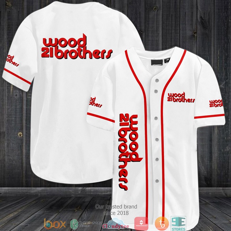 Wood Brothers Racing Car Team Jersey Baseball Shirt