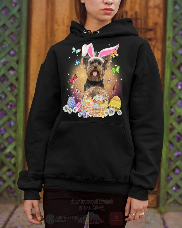 Yorkshire Terrier Dog Easter Bunny Butterfly 2D Hoodie Shirt 1 2 3 4 5 6 7 8 9 10 11 12 13 14 15 16 17