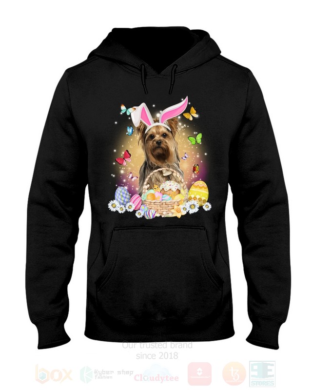 Yorkshire Terrier Easter Bunny Butterfly 2D Hoodie Shirt 1 2 3 4 5 6 7 8 9 10 11 12 13 14 15