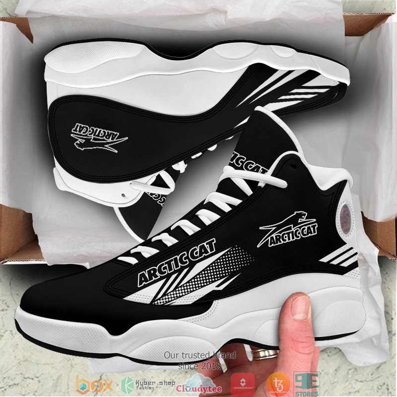 Arctic Cat Black Air Jordan 13 Sneaker Shoes