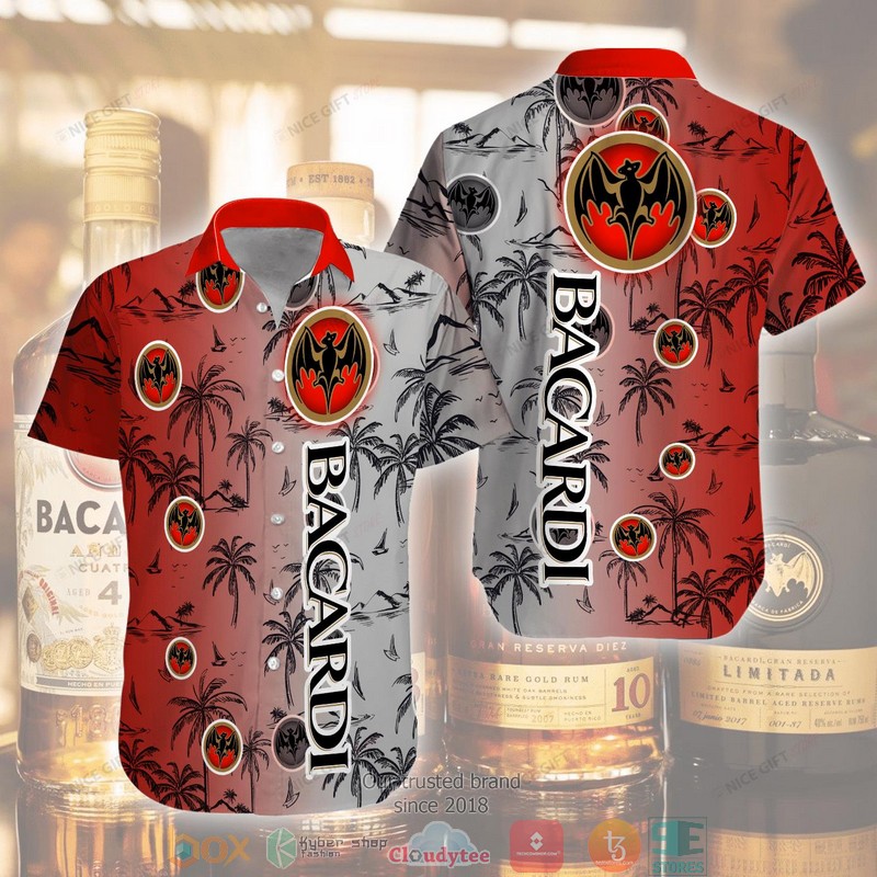 Bacardi Coconut 3D Hawaii Shirt