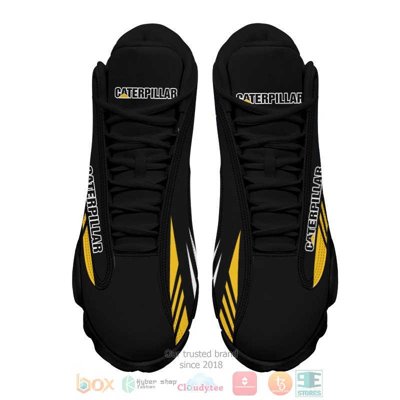 Caterpillar Inc black Air Jordan 13 shoes 1 2 3 4 5 6 7 8