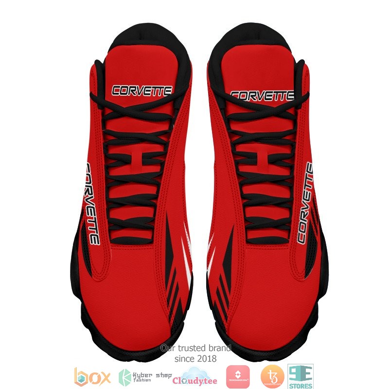 Chevrolet Corvette Red Air Jordan 13 Sneaker Shoes 1 2 3 4 5 6 7 8