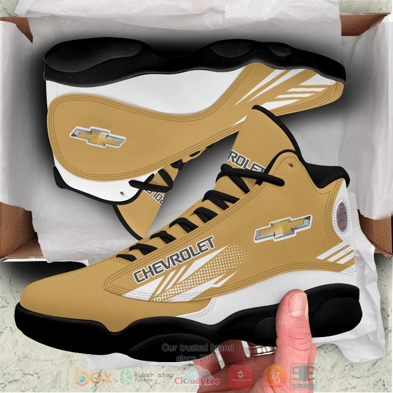 Chevrolet dark yellow Air Jordan 13 shoes 1 2 3 4 5