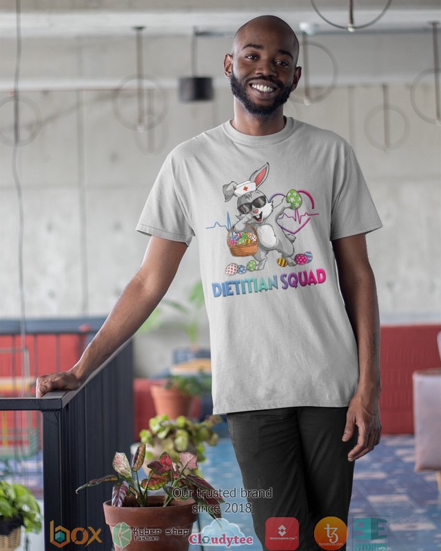 Dabbing Bunny Dietitian shirt hoodie