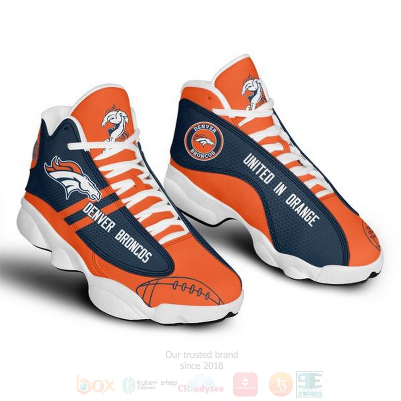 Denver Broncos NFL Air Jordan 13 Shoes