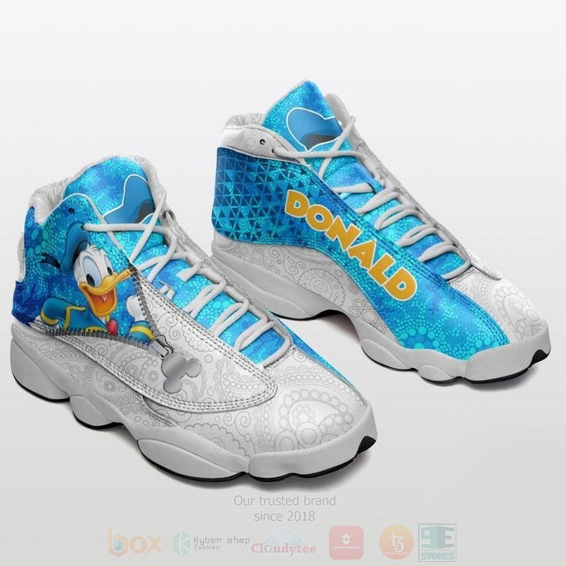 Disney Donald Duck Disney Cartoon Air Jordan 13 Shoes