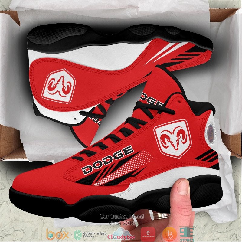 Dodge Red Air Jordan 13 Sneaker Shoes 1 2 3 4 5