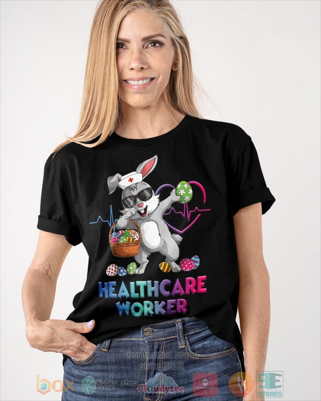 Healthcare Worker Bunny Dabbing shirt hoodie 1 2 3 4 5 6 7