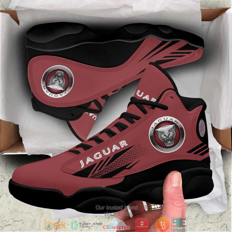 Jaguar Cars pink Air Jordan 13 Sneaker Shoes 1 2 3 4 5
