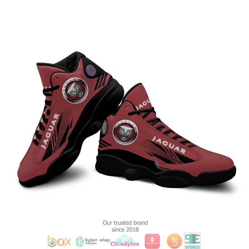 Jaguar Cars pink Air Jordan 13 Sneaker Shoes 1 2 3 4 5 6 7