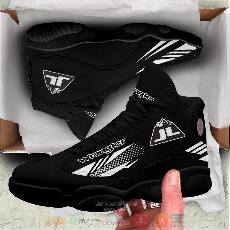 Jeep Wrangler black Air Jordan 13 shoes 1 2 3 4 5