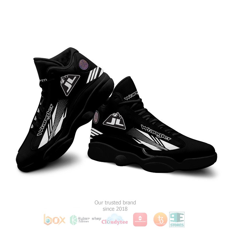 Jeep Wrangler black Air Jordan 13 shoes 1 2 3 4 5 6 7