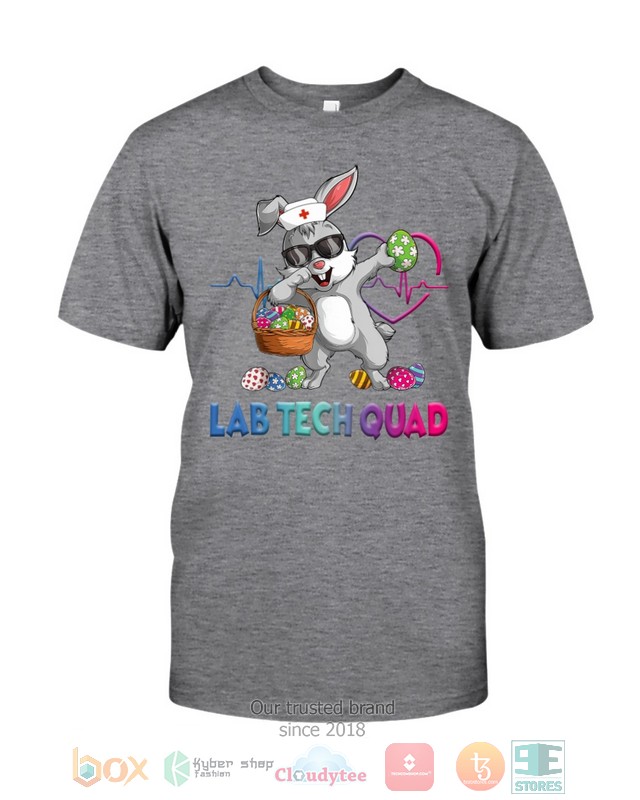 Laboratory Technician Lab Tech Quad Bunny Dabbing shirt hoodie 1 2 3