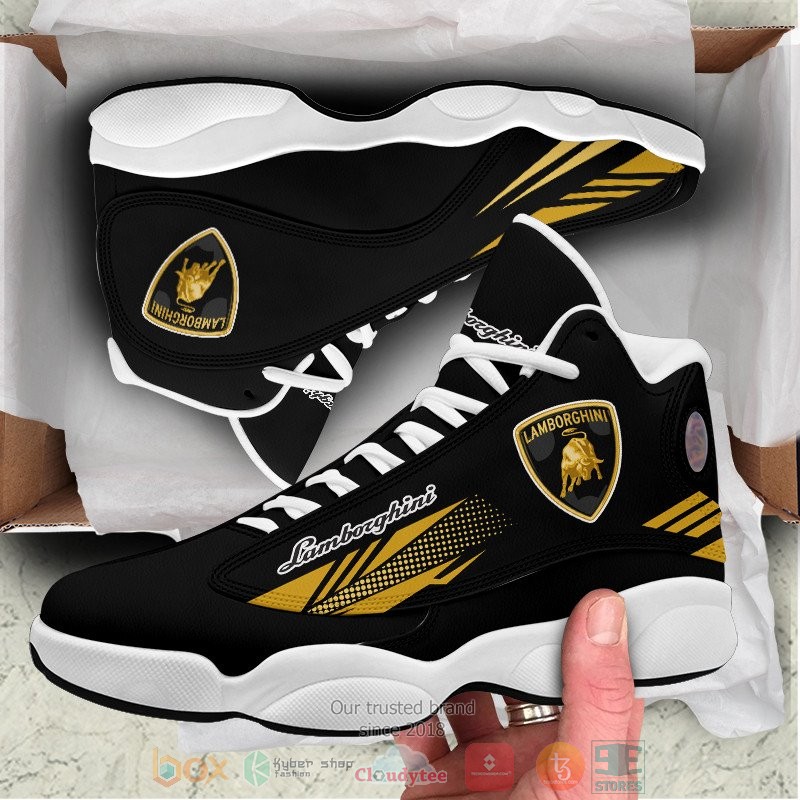 Lamborghini black Air Jordan 13 shoes