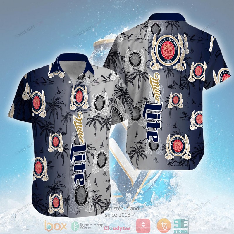 Miller Lite Coconut 3D Hawaii Shirt