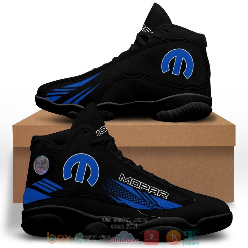 Mopar black Air Jordan 13 shoes 1 2 3 4 5 6