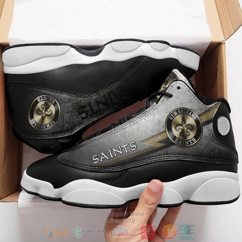 New Orleans Saints NFL Football Team Air Jordan 13 shoes