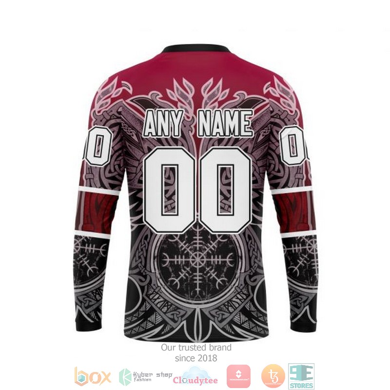Personalized Arizona Coyotes NHL Norse Viking Symbols custom 3D shirt hoodie 1 2 3 4 5 6