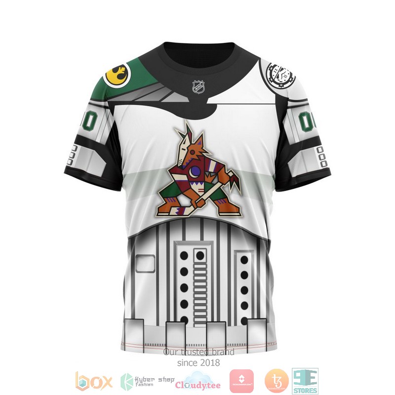 Personalized Arizona Coyotes NHL Star Wars custom 3D shirt hoodie 1 2 3 4 5 6 7