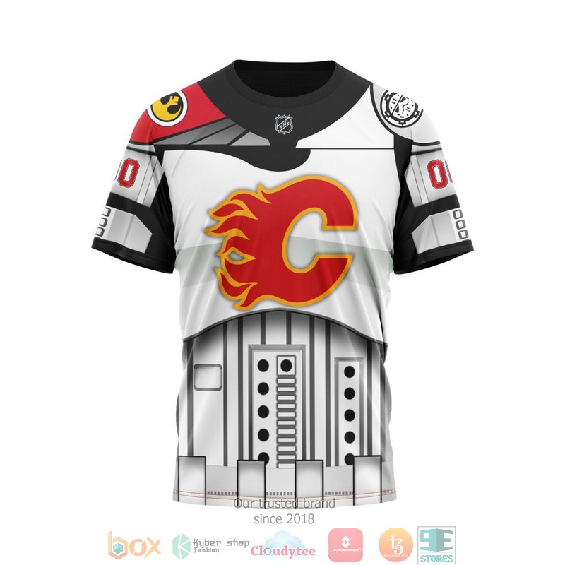 Personalized Calgary Flames NHL Star Wars custom 3D shirt hoodie 1 2 3 4 5 6 7