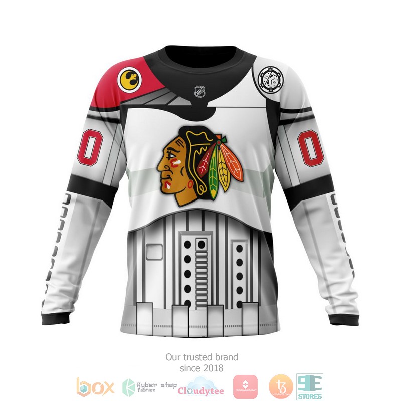 Personalized Chicago BlackHawks NHL Star Wars custom 3D shirt hoodie 1 2 3 4 5