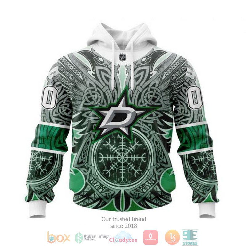 Personalized Dallas Stars NHL Norse Viking Symbols custom 3D shirt hoodie